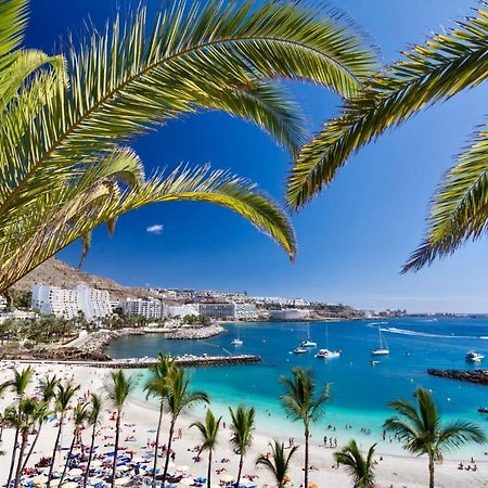 Lovely Apartment Seaview In Puerto Rico With Heated Swimming Pool, Free Wi-Fi And Free Private Parking Zewnętrze zdjęcie