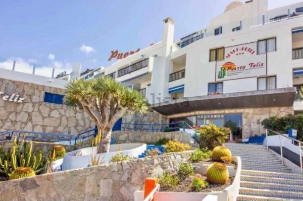 Lovely Apartment Seaview In Puerto Rico With Heated Swimming Pool, Free Wi-Fi And Free Private Parking Zewnętrze zdjęcie