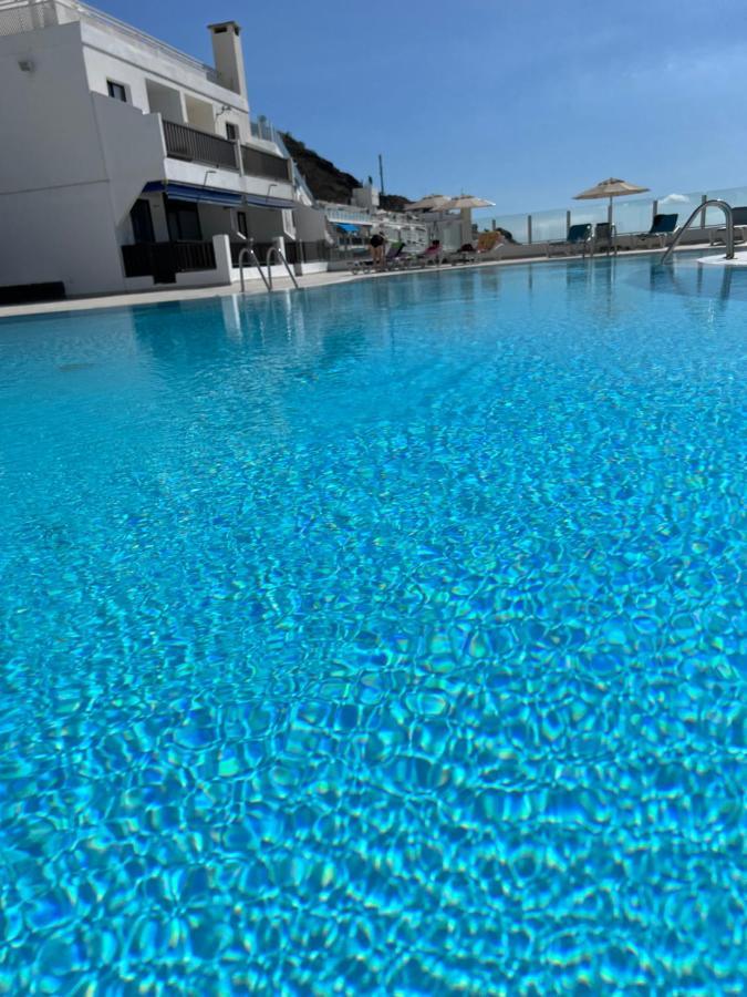 Lovely Apartment Seaview In Puerto Rico With Heated Swimming Pool, Free Wi-Fi And Free Private Parking Zewnętrze zdjęcie